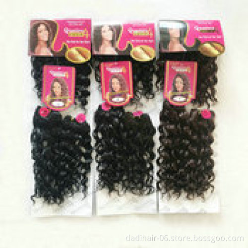 Wholesale Cheap Quattro Spanish Wave Synthetic Hair wtih Fringe 8" to 14" in a pack